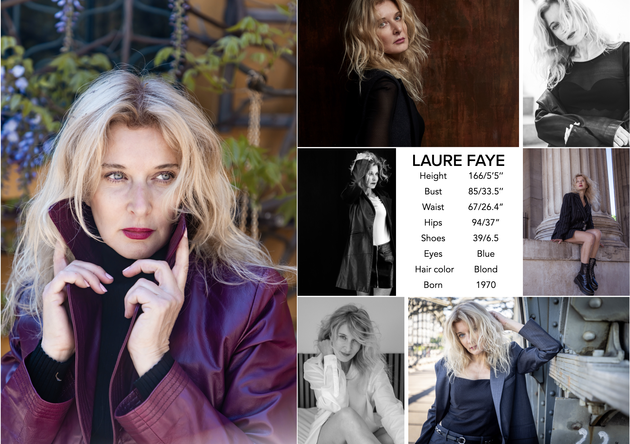 Laure Faye - 2025 Sedcard - Over50Model